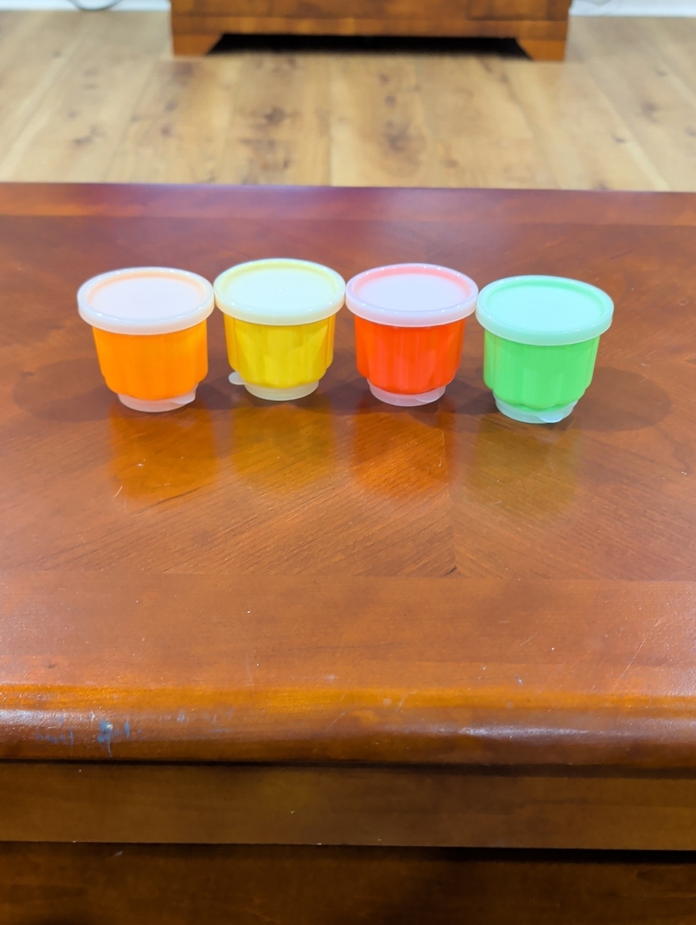 Vintage Tupperware mini gelatin molds